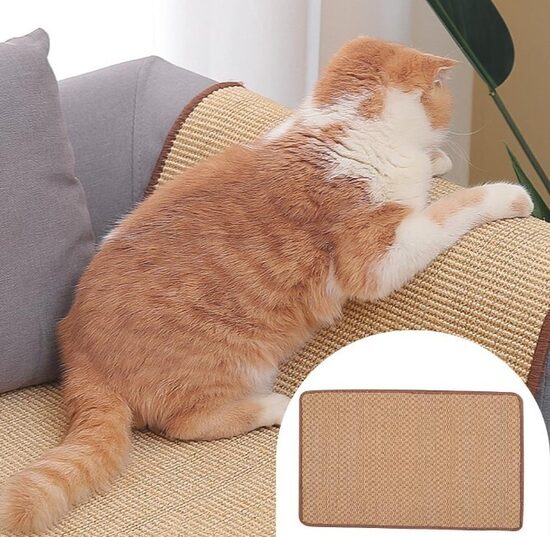 Dabīgs sizala kaķu skrāpējamais paklājiņš